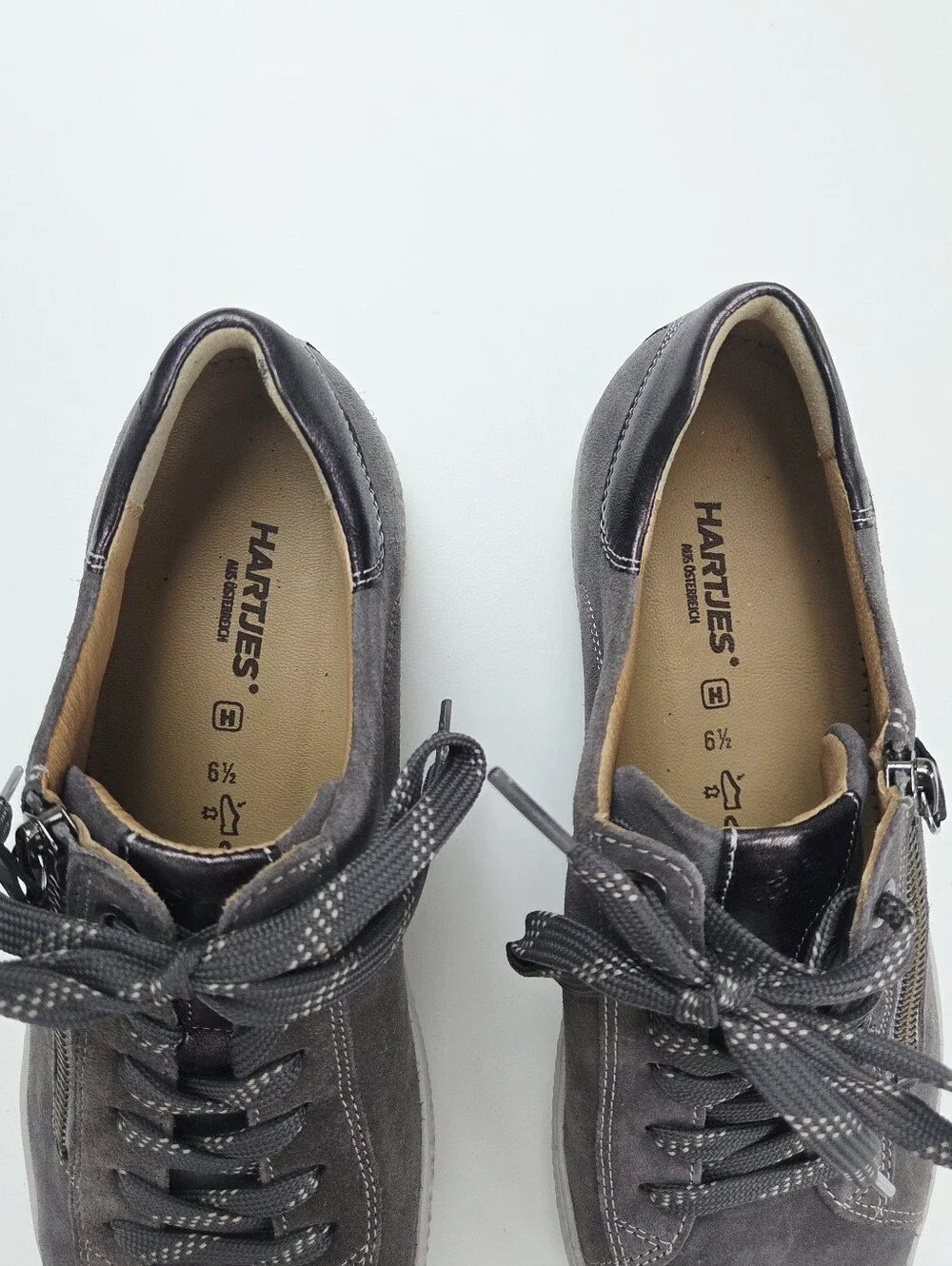 Hartjes Phil Comfort Shoe In Granite Grey Size 6.5 Size 9